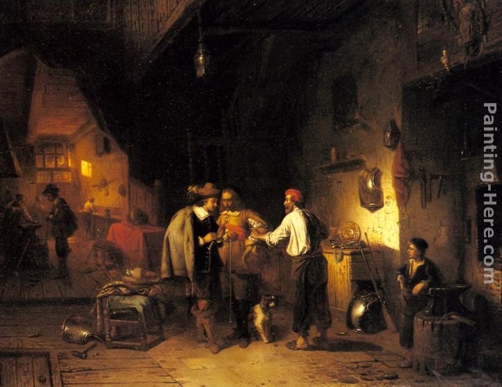 Adrien Ferdinand De Braekeleer The Armor Shop